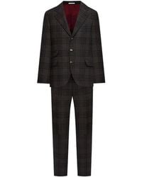 Brunello Cucinelli - Plaid-Pattern Single-Breasted Suit - Lyst