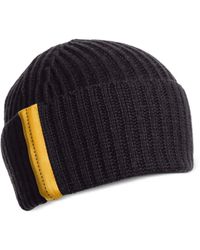 Parajumpers - Nest Ribgebreide Muts Met Streepdetail - Lyst