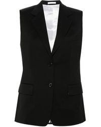 Helmut Lang - Virgin-Wool Tailored Gilet - Lyst