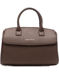 Marc Ellis - Alysa Logo-Plaque Pebbled-Effect Tote Bag - Lyst