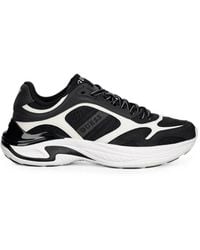 Guess - Squan Panelled Lace-Up Sneakers - Lyst