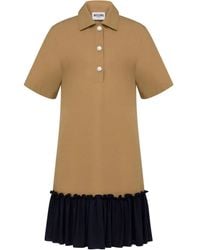 Moschino - Minikleid aus Leinen - Lyst