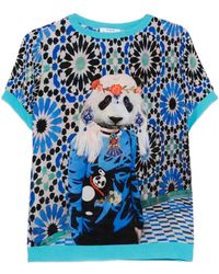The Artistylist - Panda-Print T-Shirt - Lyst