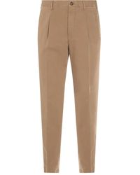 Incotex - Logo-Patch Trousers - Lyst