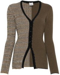 Nanushka - Gestreept Vest Met Tie-Dye Print - Lyst