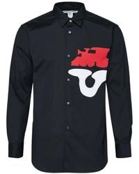 Comme des Garçons - Graphic-Print Long-Sleeve Shirt - Lyst