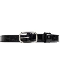 Amiri - Ceinture À Effet Peau De Crocodile - Lyst