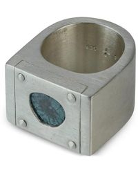 Parts Of 4 - Plate Single Diamond Ring - Lyst