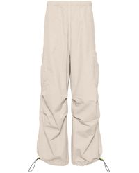Barrow - Panelled Cotton Wide-leg Trousers - Lyst