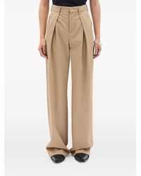 Ann Demeulemeester - Pleated Wide-Leg Trousers - Lyst