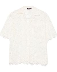 Fabiana Filippi - Lace Scalloped-Hem Shirt - Lyst