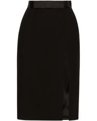 Dolce & Gabbana - High Waist Skirt - Lyst