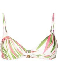 Lenny Niemeyer - Top Bikini Con Stampa - Lyst
