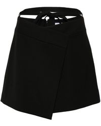 Patou - Minifalda con diseño cruzado - Lyst