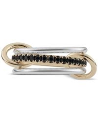 Spinelli Kilcollin - 18K Tigiris Three Link Diamond Ring - Lyst