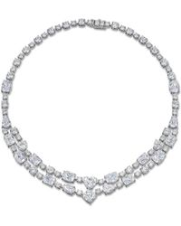 Anabela Chan - Love Heart Diamond Choker Necklace - Lyst