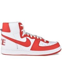 Comme des Garçons - Terminator High-Top Leather Sneakers - Lyst