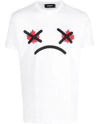 DSquared² - Graphic-Print Short-Sleeve T-Shirt - Lyst