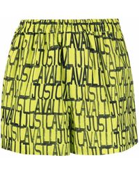 Just Cavalli - Logo-Print Shorts - Lyst