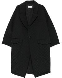 Maison Margiela - Four Stitch-Logo Quilted Coat - Lyst