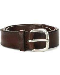 Orciani - Leather Buckle Belt - Lyst