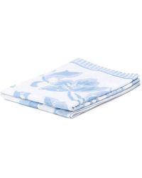 MM6 by Maison Martin Margiela Strandhanddoek Met Bloemenprint - Wit