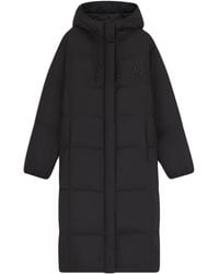 HUGO - Hooded Quilted Coat - Lyst