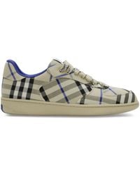 Burberry - チェック スニーカー - Lyst