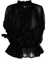 Comme des Garçons - Semi-Transparentes Oberteil - Lyst