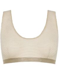 Momoní - Poppies Striped Jersey Bra - Lyst