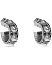 AllSaints - Boucles D'Oreilles À Perles De Verre - Lyst