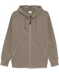 C.P. Company - Goggles-Detail Zip-Up Hoodie - Lyst
