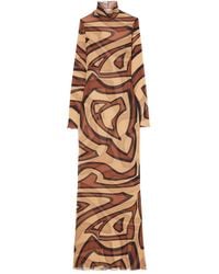 PUCCI - Abito A Collo Alto - Lyst