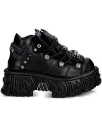 New Rock - Zapatillas Con Cordones Y Plataforma - Lyst