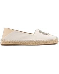 Manolo Blahnik - Hangrilla Crystal-Embellished Espadrilles - Lyst