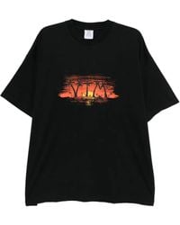 Vetements - T-Shirt En Coton À Imprimé Graphique - Lyst