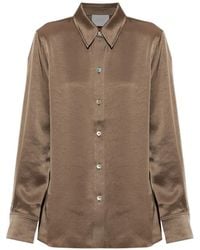 Citizens of Humanity - Tullah Japanese Hammered Satin Shirt - Lyst