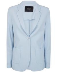 Seventy - Single-Button Textured Blazer - Lyst