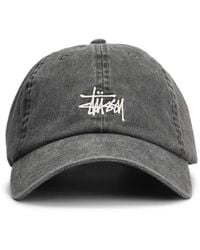 Stussy - Logo-Embroidered Cap - Lyst