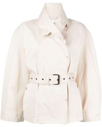 Isabel Marant - Belted Cotton Jacket - Lyst
