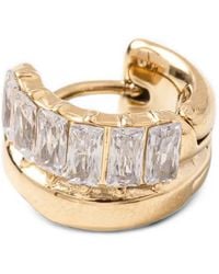 Guess - Pendientes De Aro Les Baguettes Con Detalles De Cristal - Lyst