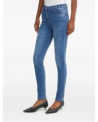 Morgan - Eyelet-Embellishment Jeans - Lyst