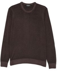AROVESCIO - Pull À Bords Côtelés - Lyst