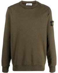 Stone Island - Tone Island Crewneck Sweatshirt In Cotton Fleece - Lyst
