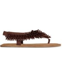 Balmain - Flat Sandals - Lyst