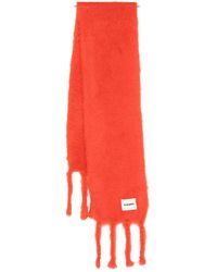 Jil Sander - ロゴパッチ スカーフ - Lyst