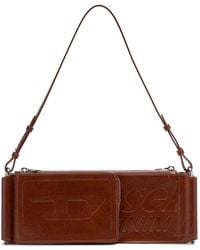 DIESEL - Flag-D-Modular Logo-Embossed Shoulder Bag - Lyst