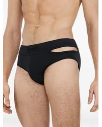 Louis-Gabriel Nouchi - Asymmetric Cut-Out Swim Briefs - Lyst
