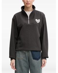 Rip Curl - Sweat À Col Zippé Et Logo Rc Heart Imprimé - Lyst