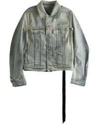 Rick Owens - Cotton Denim Jacket - Lyst